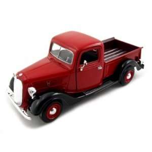    1937 Ford Pickup Truck Red 124 Diecast Car Model Toys & Games