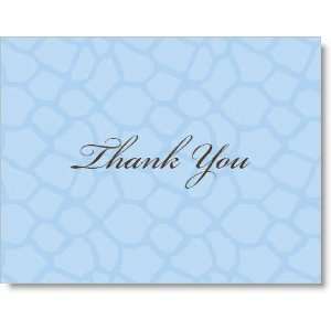  A Walk on the Wild Side Blue on Quartz Thank You Cards 