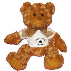 UNIVERSITY OF XXL DIETICIANS Plush Teddy Bear with WHITE T 