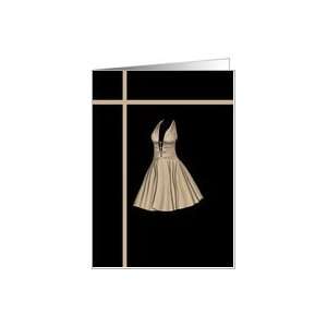  Beige Formal Dress   Note Cards   Blank Cards Card Health 