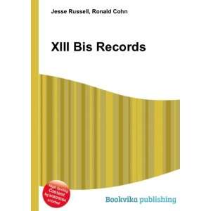  XIII Bis Records Ronald Cohn Jesse Russell Books