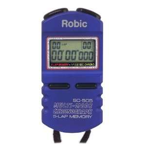  Robic SC 505 Blue Five Memory Chronograph/Stopwatch 