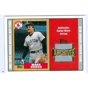  Wade Boggs 2002 Topps Archives Baseball Best Years Game 