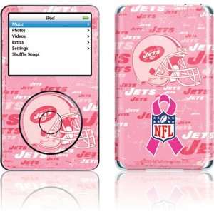  New York Jets   Breast Cancer Awareness skin for iPod 5G 