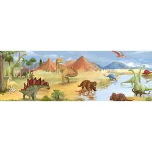  Dinosaur Kingdom Canvas Reproduction