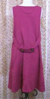 MARC JACOBS Womens Hot Fuschia 100% Wool CLARICE Sleeveless Dress NEW 
