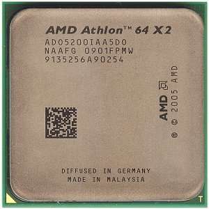  AMD Athlon 64 X2 5200 Brisbane 2.7GHz 2 x 512KB L2 Cache 