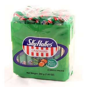 Skyflakes Crackers Onion Chives Flavor 8 Single Packs 200g  