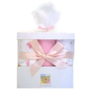  Piccolo Bambino Pink Receiving Blankets Set Baby