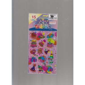  Birthday Laser 15 Scrapbooking Stickers 