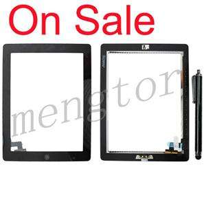   touch screen glass digitizer assembly+Touch Pen TOU IP 3017BK  