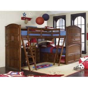  Full Over Full Bunk Bed DEER RUN   Lea Furniture 625 986R 