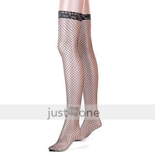 Sexy Lady Lace Scretch Thigh high Fishnet Stockings new  