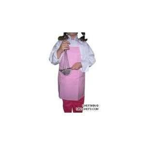  WHITE HAT + 1 PINK APRON) SMALL fits Kids 2 8 EXCELLENT FOR SCHOOL 