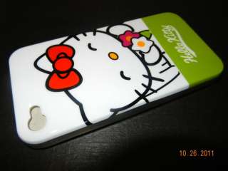 Apple iPhone 4 / iPhone 4S   Hello Kitty Back Cover Hard Case w/ 6 