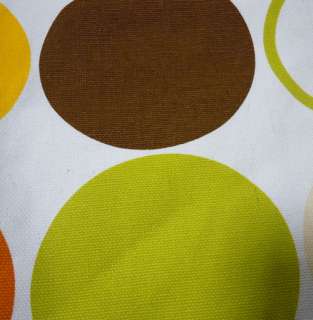 EA12 Yellow Lime Brown Polka Dot Linen Cushion/Pillow/Throw Cover 