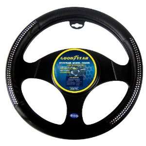  Goodyear GY SWC317 Black Steering Wheel Cover Automotive