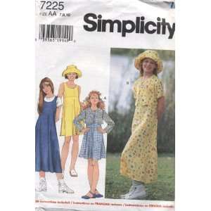  Simplicity Girls Jacket ,Dress, Jumper, Hat Sewing 