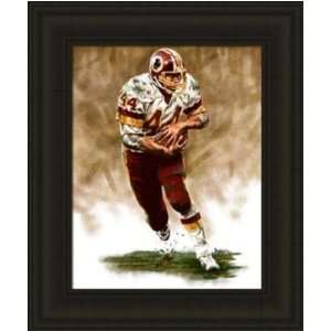 Framed John Riggins Washington Redskins Autographed Red Mitchell & Ness  Replica Jersey with SB XVII MVP Inscription