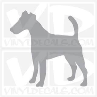 Smooth Fox Terrier Dog Vinyl Decal Sticker Car Window Wall  