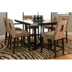  Mount Adams 7pc Counter Height Dining Set (Mocha) (54D x 