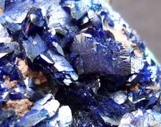 135g LARGE crystal Azurite minerals specimens  