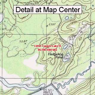  USGS Topographic Quadrangle Map   Little Tupper Lake R 