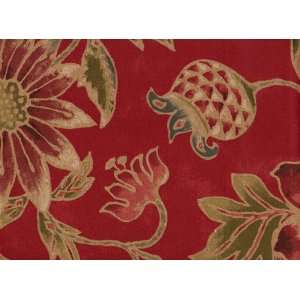  Red Fontana Quad Scoop Valance