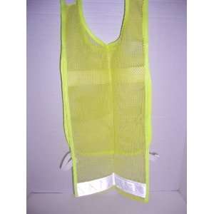  Henryettas Go Vest Yellow Safety Vest w/ White Sports 