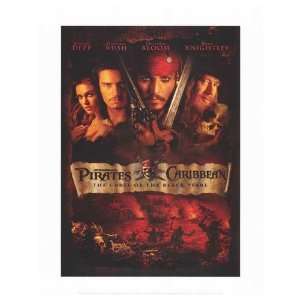   Caribbean The Curse Of The Black Pearl Movie Poster, 11 x 14 (2003