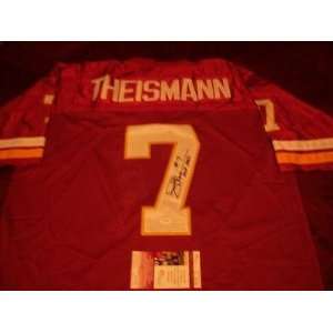 Joe Theismann Signed Uniform   Red Prostyle 83 MVP 