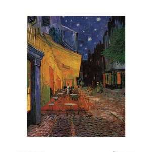   du Forum, Arles, at Night, c.1888   Poster by Vincent Van Gogh