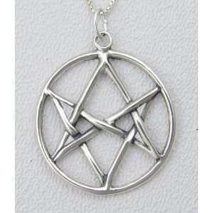  The Unicursal Hexagram Pendant in Sterling Silver Made in 