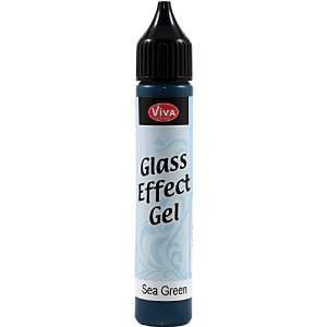  Viva Decor 25ml Glass Effect Gel, Sea Green Arts, Crafts 