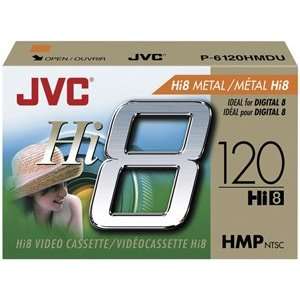  JVC P6120HMDU 120 Minute Hi8 Metal Particle Video Tape 