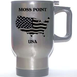  US Flag   Moss Point, Mississippi (MS) Stainless Steel Mug 
