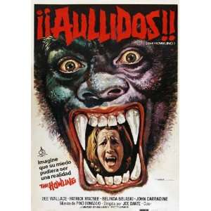 Howling Poster Movie Spanish 11 x 17 Inches   28cm x 44cm Dee Wallace 
