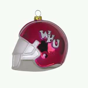 BSS   Western Kentucky Hilltoppers NCAA Glass Football Helmet Ornament 