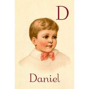  D for Daniel   Poster by Ida Waugh (12x18)