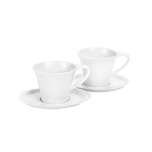    Ellipse Cappuccino Cups   Set of 2 By Trudeau