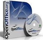 Open Office Suite 2010, MS & Windows 7 compatible, 32 & 64 Bit Save 