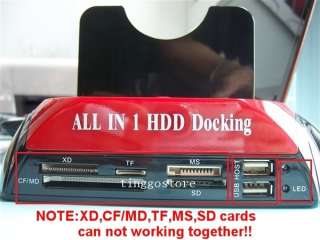 NOTE This docking does not support Western Digital IDE HDD