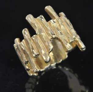   vintage Michael Anthony ring crafted from solid 14k yellow gold