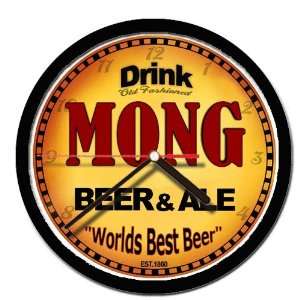  MONG beer and ale cerveza wall clock 