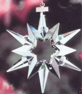Swarovski 1997 ~Snowflake STAR Annual Christmas ORNAMENT ~ in box 