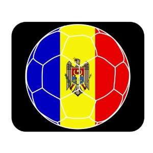  Moldovan Soccer Mouse Pad   Moldova 