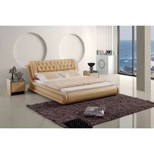  Modern Furniture  VIG  Contemporary Tufted Beige 