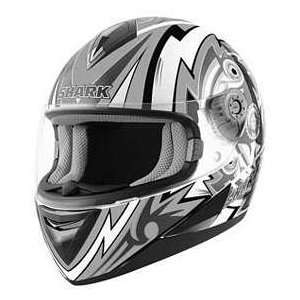  Shark S650 FRAME WT_BK_WT MD MOTORCYCLE Full Face Helmet 