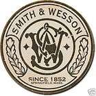   Wesson Gun Revolver Round Logo Since 1852 Vintage Metal Tin Sign USA