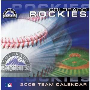  COLORADO ROCKIES 2008 MLB Daily Desk 5 x 5 BOX CALENDAR 
